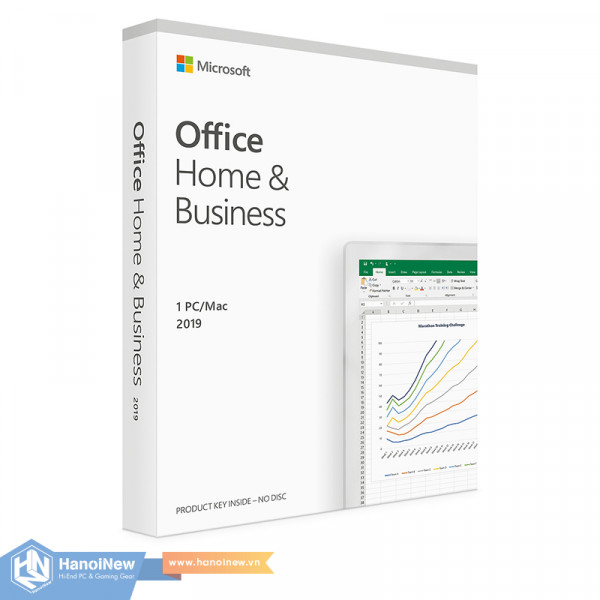 Phần Mềm Microsoft Office And Business 2019 English APAC EM Medialess