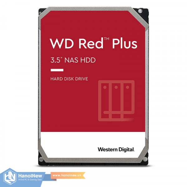 HDD WD Red Plus 12TB 3.5 inch - 6Gb/s, 256MB Cache, 7200rpm