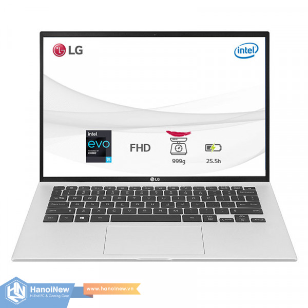 Laptop LG Gram 2021 14ZD90P-G.AX56A5 (Core i5-1135G7 | 16GB | 512GB | Intel Iris Xe | 14.0 inch WUXGA | FreeDos)