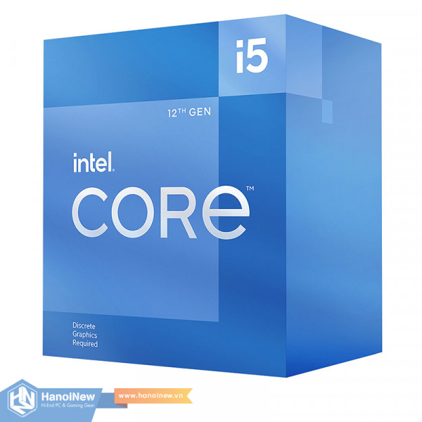 CPU Intel Core i5-12400F (2.5GHz up to 4.4GHz, 6 Cores 12 Threads, 18MB Cache, Socket Intel LGA 1700)