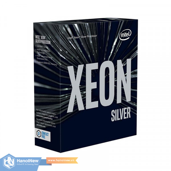 CPU Intel Xeon Silver 4210 (2.2GHz up to 3.2GHz, 10 Cores 20 Threads, 13.75MB Cache, Socket Intel LGA 3647)