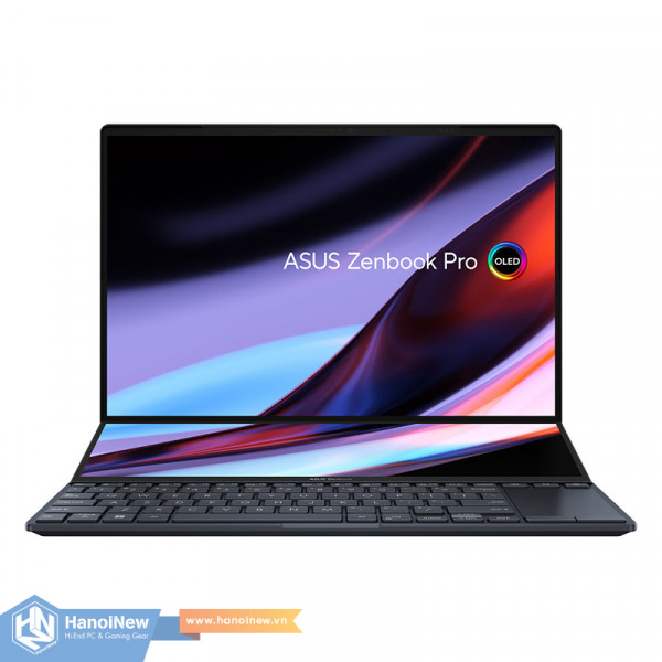 Laptop ASUS Zenbook Pro 14 Duo OLED UX8402ZE-M3074W (Core i9-12900H | 32GB | 1TB | RTX 3050 Ti 4GB | 14.5 inch 2.8K | Cảm ứng | Win 11)