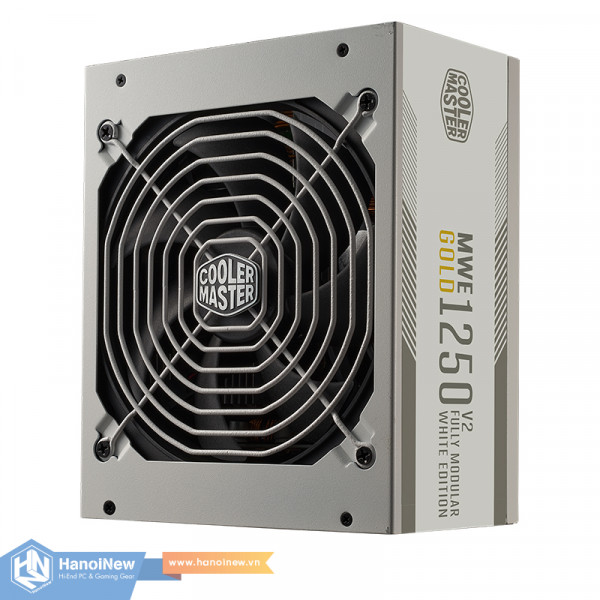 Nguồn Cooler Master MWE Gold V2 ATX 3.0 White Edition 1250W 80 Plus Gold Full Modular