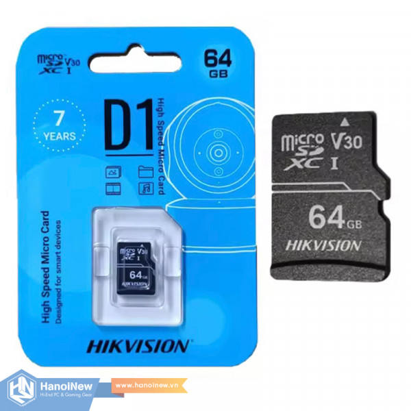 Thẻ Nhớ MicroSD Hikvision D1 64GB