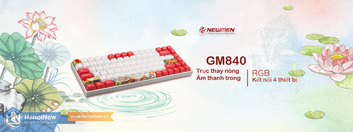 Đánh Giá Nhanh Bàn Phím Cơ Không Dây Giá Cực Hợp Lý Newmen GM840