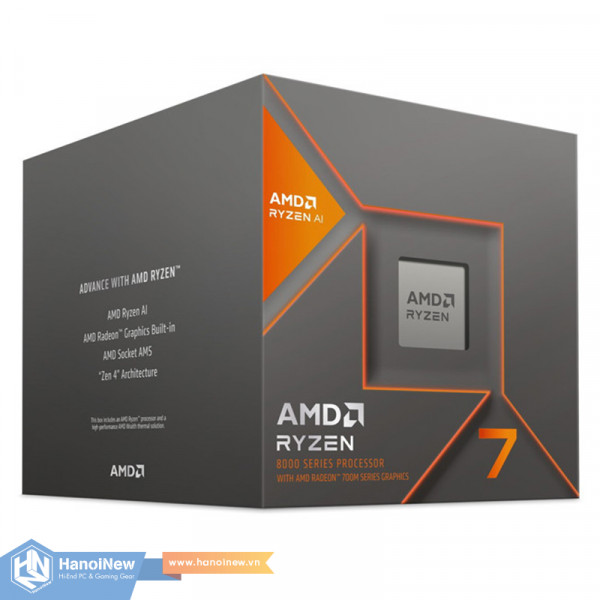 CPU AMD Ryzen 7 8700G (4.2GHz up to 5.1GHz, 8 Cores 16 Threads, 24MB Cache, Socket AMD AM5)
