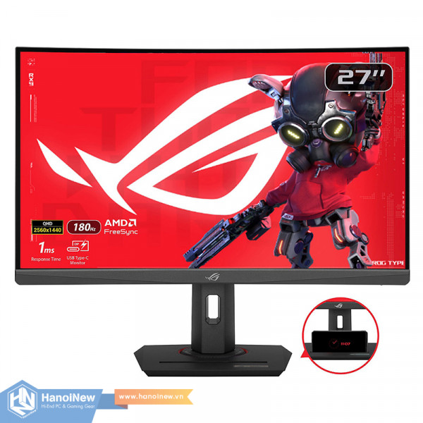 Màn Hình ASUS ROG Strix XG27WCS 27 inch QHD VA 180Hz 1ms Curved