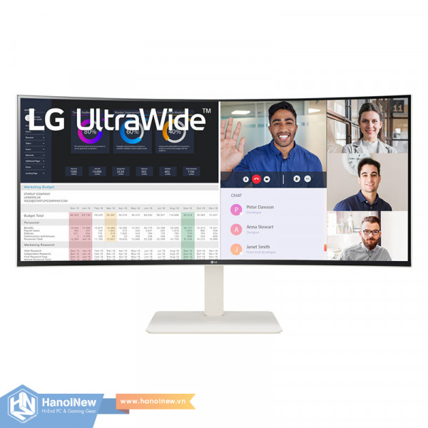 Màn Hình LG UltraWide 38WR85QC-W 37.5 inch WQHD+ IPS 144Hz 1ms Curved