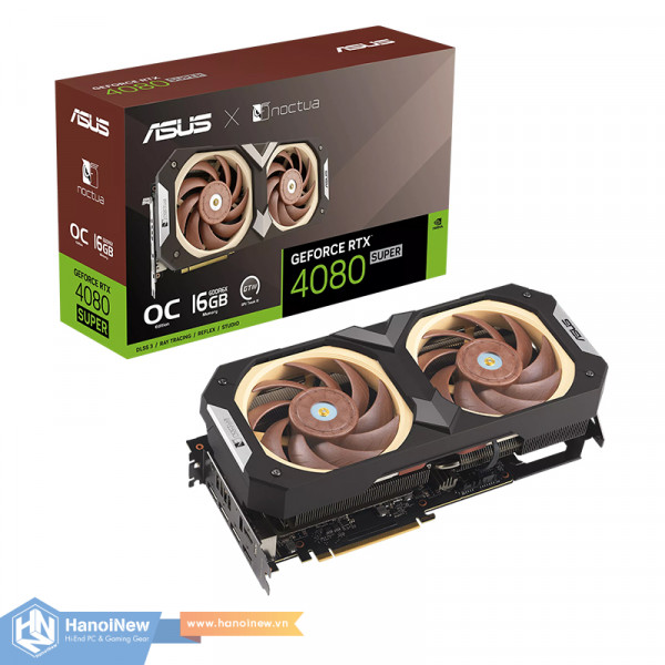 VGA ASUS GeForce RTX 4080 SUPER 16GB GDDR6X Noctua OC Edition