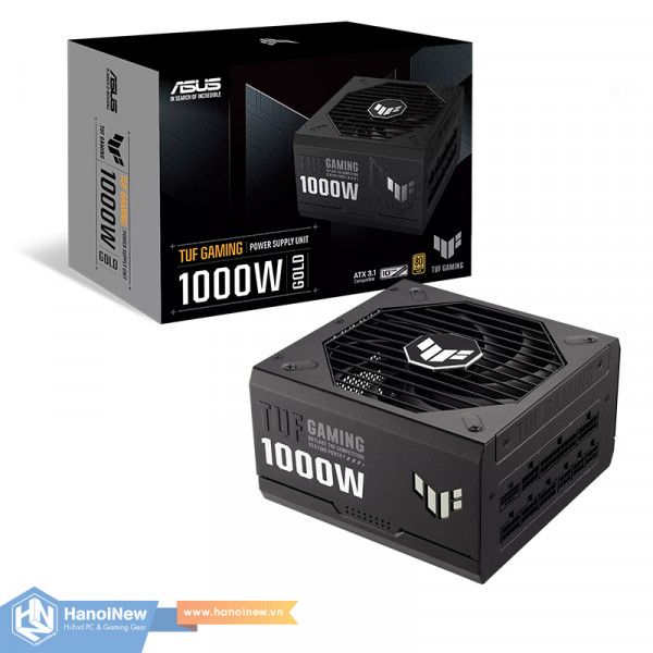 Nguồn ASUS TUF Gaming 1000W White PCIE5 80 Plus Gold Full Modular