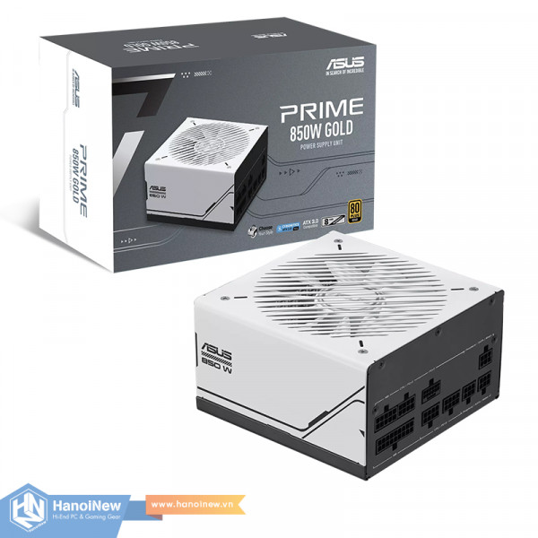 Nguồn ASUS PRIME 850W PCIE5 80 Plus Gold Full Modular