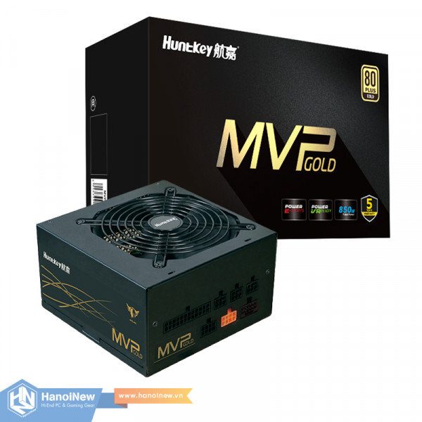 Nguồn Huntkey MVP K750 750W PCIE5 80 Plus Gold Full Modular