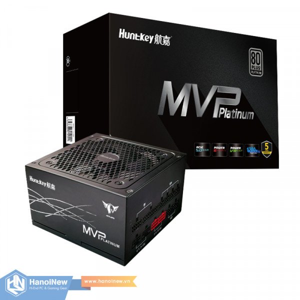 Nguồn Huntkey MVP P1000 1000W PCIE5 80 Plus Platinum Full Modular