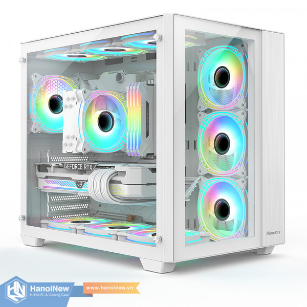 Vỏ Case Huntkey S980 Tornado White