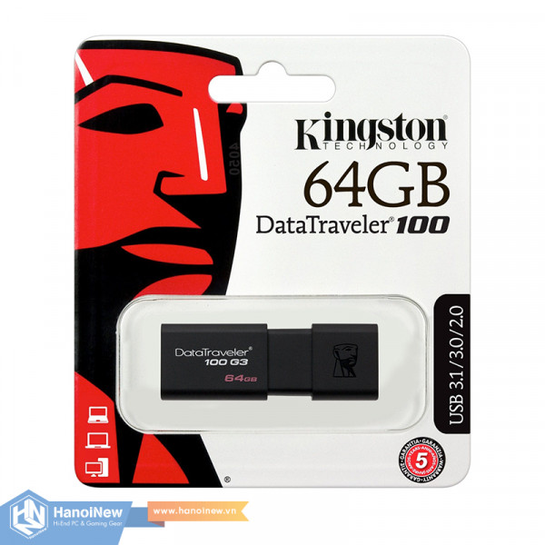 USB Kingston DataTraveler 100 G3 64GB
