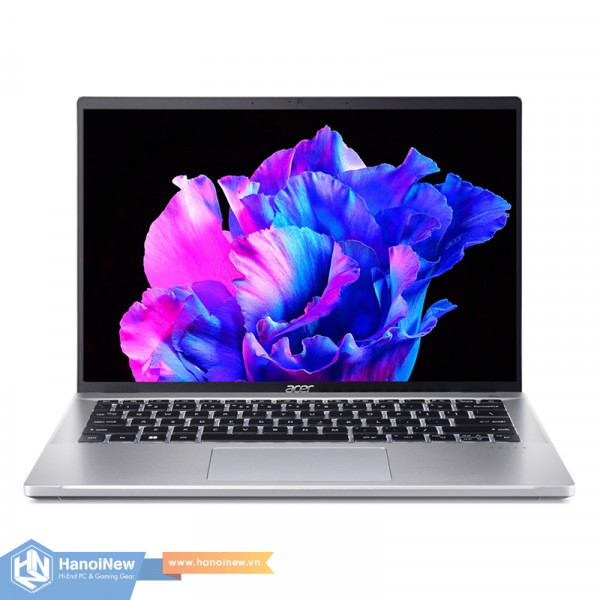 Laptop Acer Swift Go 14 SFG14-73-57FZ_NX.KSGSV.001 (Intel Core Ultra 5 125H | 16GB | 512GB | AMD Radeon | 14 inch 2.8K OLED | Win 11 | Bạc)