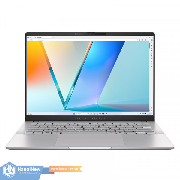 Laptop ASUS Vivobook S 14 OLED M5406WA-PP071WS (AMD Ryzen AI 9 HX 370 | 32GB | 1TB | AMD Radeon | 14 inch 3K OLED 120Hz | Win 11 | Bạc)