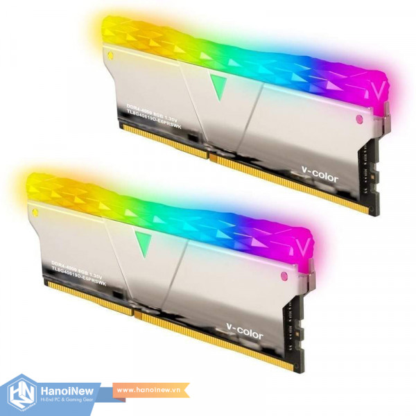 RAM V-Color Prism Pro RGB 16GB (2x8GB) DDR4 4133MHz Silver