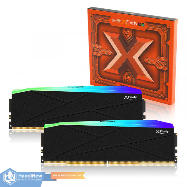 RAM V-Color Manta XFinity RGB 32GB (2x16GB) DDR5 6000MHz XMP Black