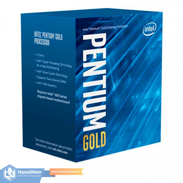 CPU Intel Pentium Gold G6400 (4.0GHz, 2 Cores 4 Threads, 4MB Cache, Socket Intel LGA 1200)