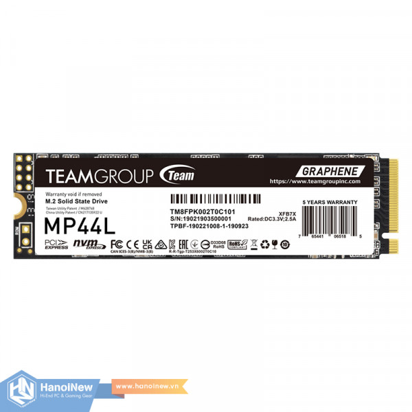 SSD TeamGroup MP44L 250GB M.2 NVMe PCIe Gen 4 x4