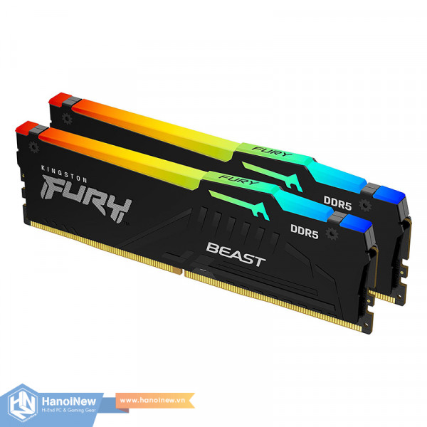 RAM Kingston FURY Beast RGB 64GB (2x32GB) DDR5 6000Mhz