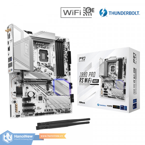 Mainboard ASRock Z890 Pro RS WiFi White