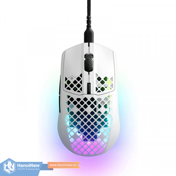 Chuột SteelSeries Aerox 3 Snow