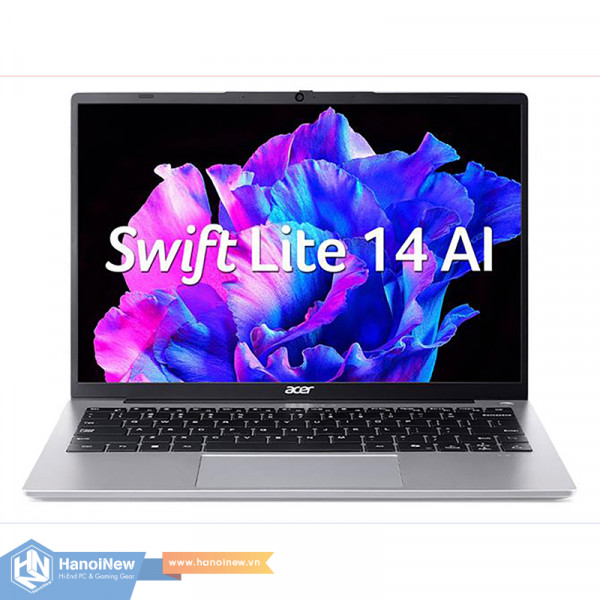 Laptop Acer Swift Lite 14 AI SFL14-51M-56HS NX.J1HSV.002 (Intel Core Ultra 5 processor 125U | 14 inch FHD+ | 16GB | 512GB | Win 11 | Bạc)