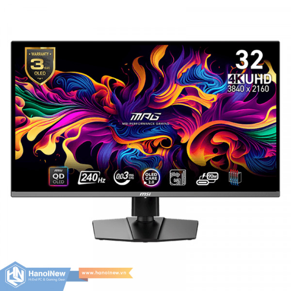 Màn hình MSI MPG 321URX QD-OLED 31.5 inch UHD OLED 240Hz 0.03ms