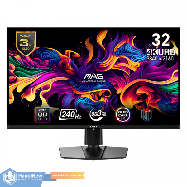 Màn hình MSI MAG 321UPX QD-OLED 31.5 inch UHD OLED 240Hz 0.03ms