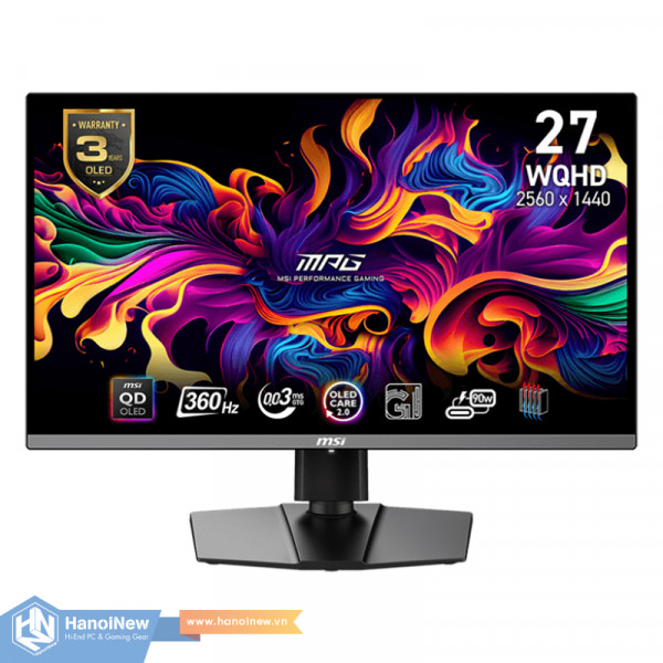 Màn hình MSI MPG 271QRX QD-OLED 27 inch QHD OLED 360Hz 0.03ms