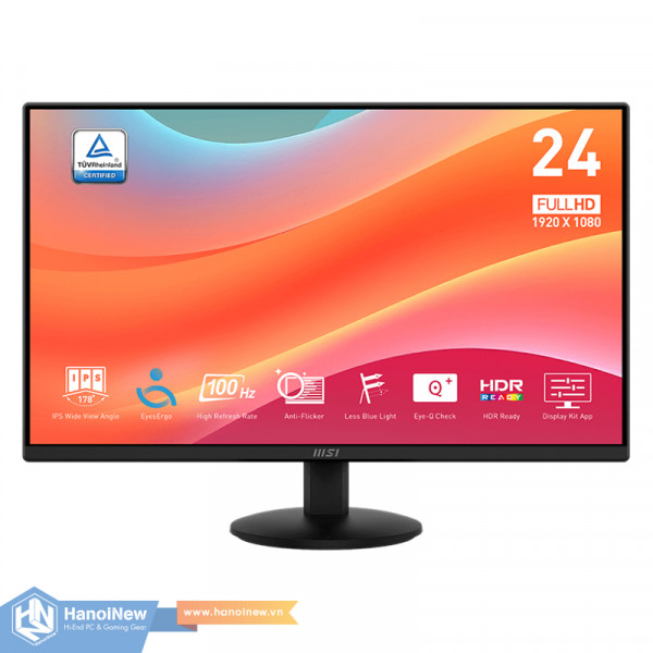 Màn hình MSI PRO MP242L 23.8 inch FHD IPS 100Hz 1ms