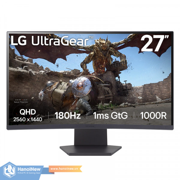 Màn Hình LG UltraGear 27GS60QC-B 27 inch QHD VA 180Hz 1ms Curved