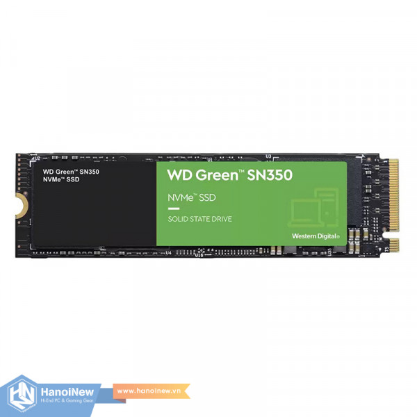 SSD WD Green SN350 250GB M.2 NVMe PCIe Gen 3 x4