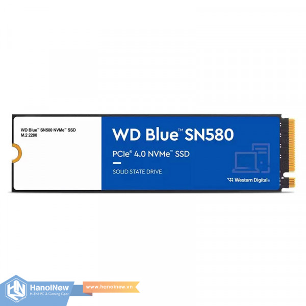 SSD WD Blue SN580 250GB M.2 NVMe PCIe Gen 4 x4