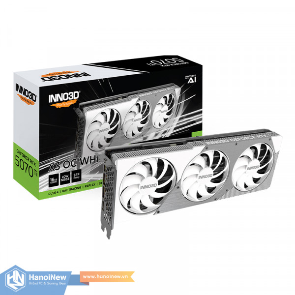 VGA INNO3D GeForce RTX 5070 Ti X3 OC WHITE