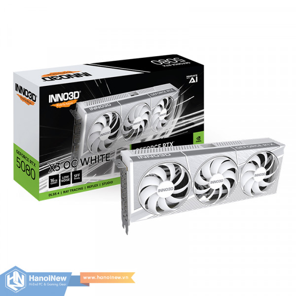 VGA INNO3D GeForce RTX 5080 X3 OC WHITE