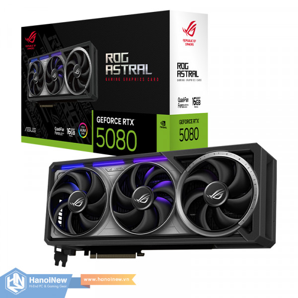 VGA ASUS ROG Astral GeForce RTX 5080 16GB GDDR7