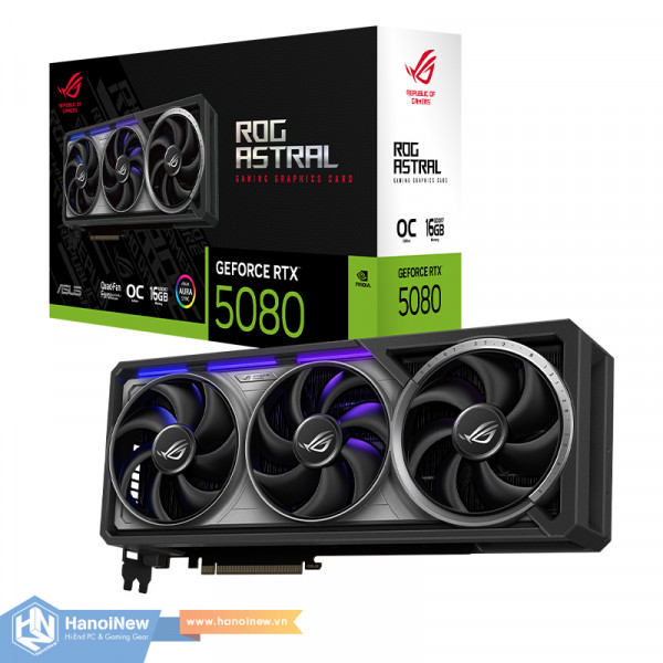 VGA ASUS ROG Astral GeForce RTX 5080 16GB GDDR7 OC Edition