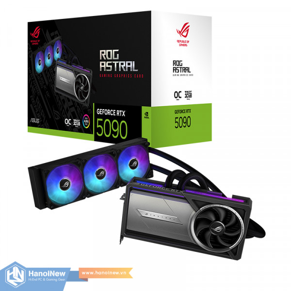 VGA ASUS ROG Astral LC GeForce RTX 5090 32GB GDDR7 OC Edition