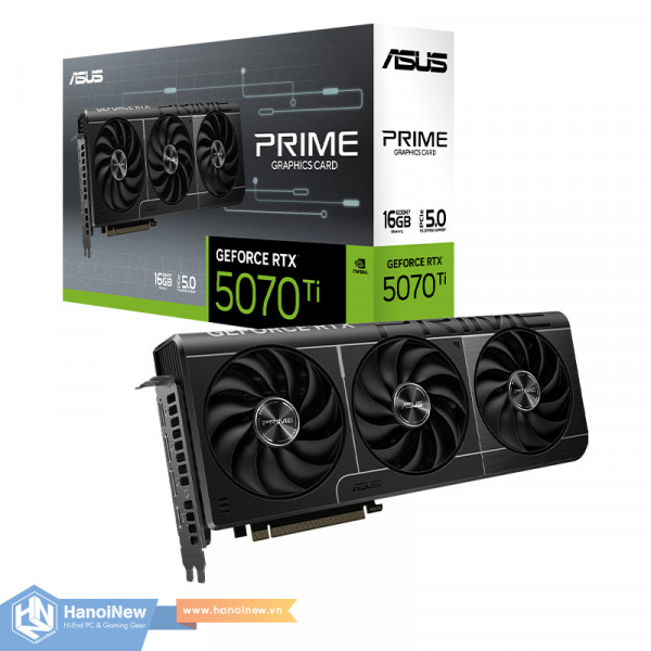 VGA ASUS Prime GeForce RTX 5070 Ti 16GB GDDR7