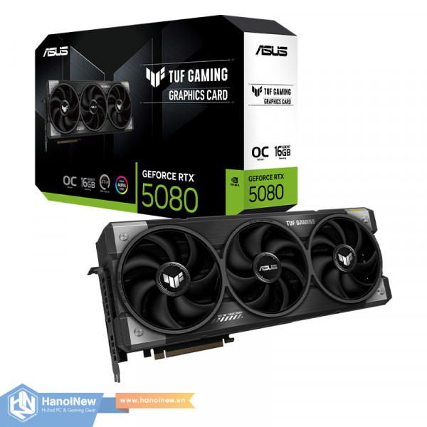 VGA ASUS TUF Gaming GeForce RTX 5080 16GB GDDR7 OC Edition