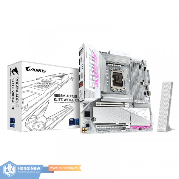 Mainboard GIGABYTE B860M AORUS ELITE WIFI6E ICE