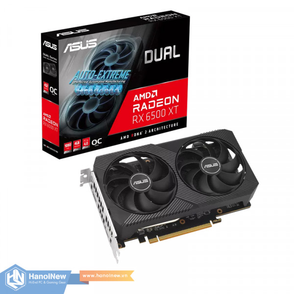 VGA ASUS Dual Radeon RX 6500 XT OC 4GB V2