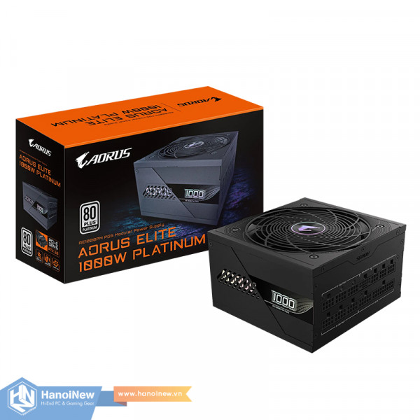 Nguồn GIGABYTE AORUS GP-AE1000PM PG5 1000W 80 Plus Platinum Full Modular