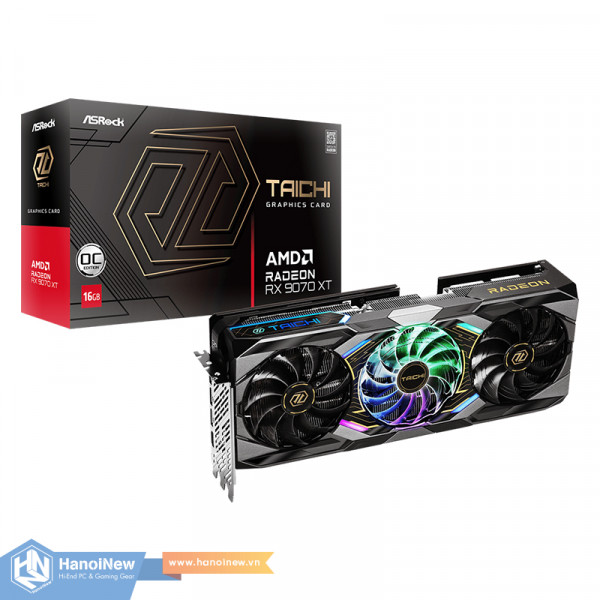 VGA ASRock Radeon RX 9070 XT Taichi 16GB OC