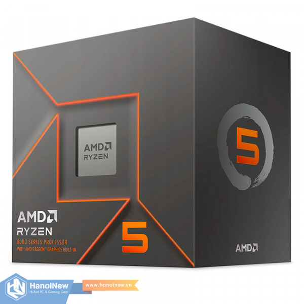 CPU AMD Ryzen 5 8400F (4.2GHz up to 4.7GHz, 6 Cores 12 Threads, 22MB Cache, Socket AMD AM5)