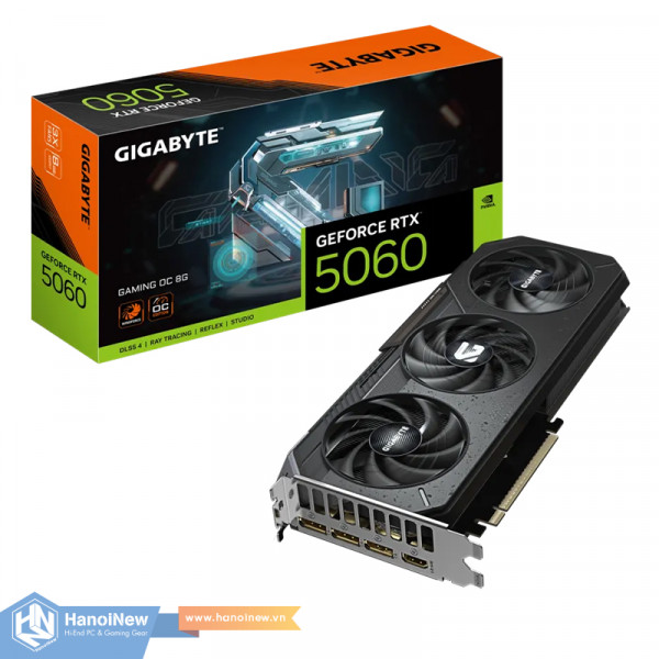 VGA GIGABYTE GeForce RTX 5060 GAMING OC 8G