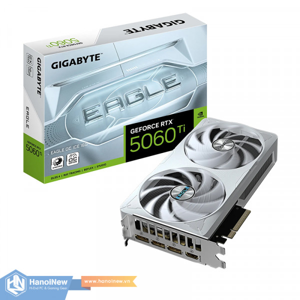 VGA GIGABYTE GeForce RTX 5060 Ti EAGLE OC ICE 16G